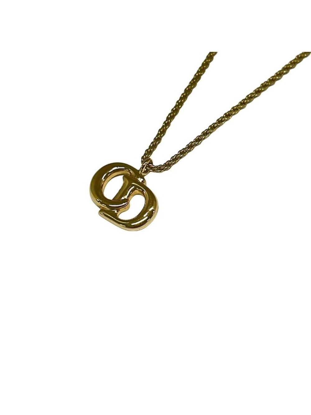Dior Necklace Gold CD Motif